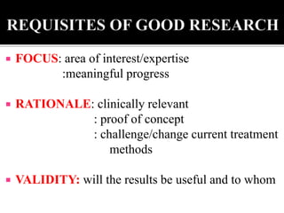 Research methodology part 1