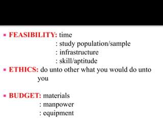 Research methodology part 1