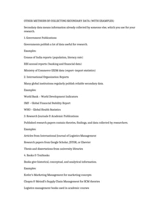 Comprehensive Guide to Research Methods, Sampling, and Data Analysis | DOCX