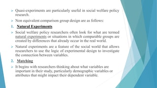 EXPERIMENTAL DESIGNS PPT | PPTX