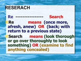 Research methodology ppt_1 | PPT