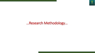 Research methodology presentation | PDF