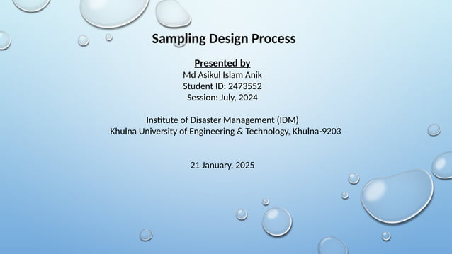 Research Methodology(Sampling Design Process).pptx