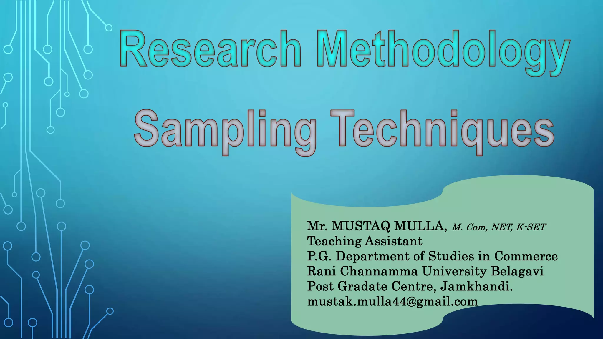 Sampling techniques- Probability Sampling | PPT