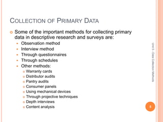 Research methodology unit5 | PPTX