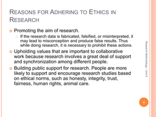 Research methodology – unit 9 | PPTX