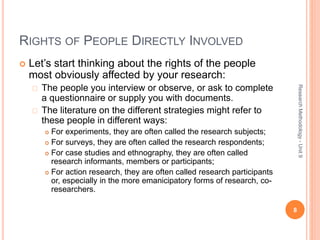 Research methodology – unit 9 | PPTX