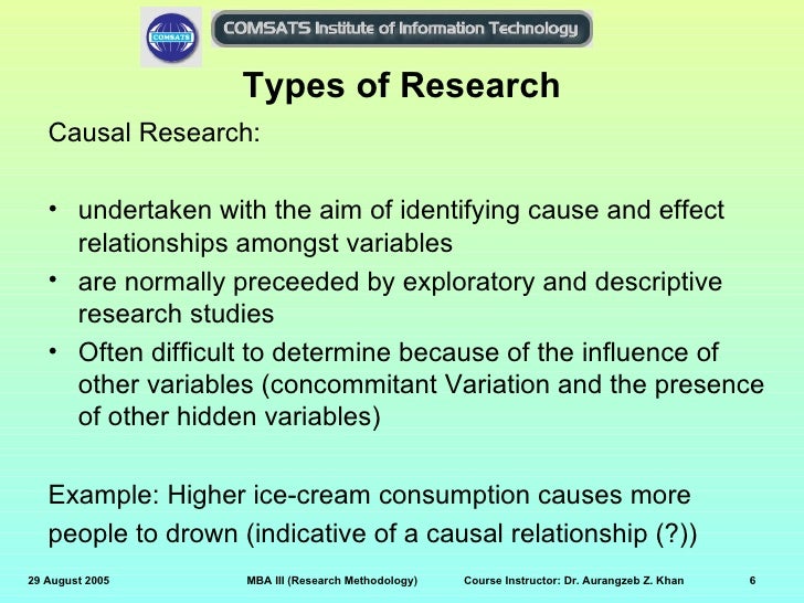 what type of research is cause and effect