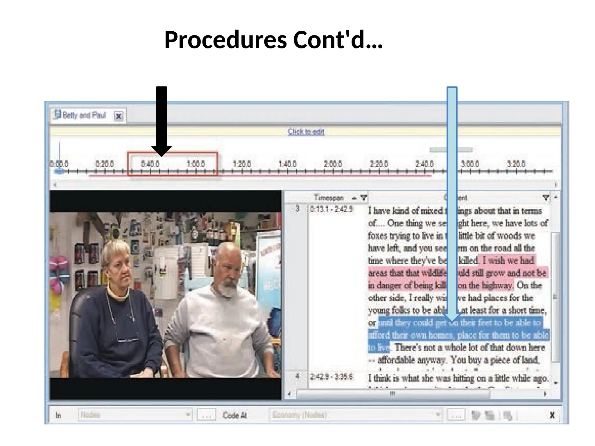 Procedures Cont'd…
 