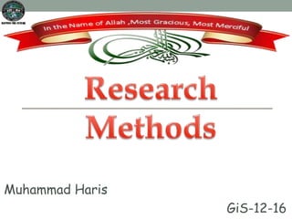 Muhammad Haris
GiS-12-16
 