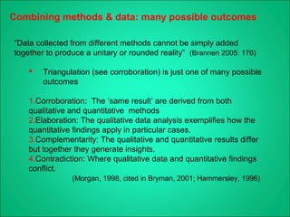 Many Methods Qualitative Research methods | PPT