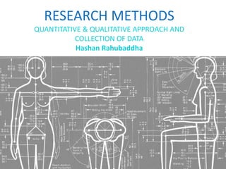 RESEARCH METHODS
QUANTITATIVE & QUALITATIVE APPROACH AND
COLLECTION OF DATA
Hashan Rahubaddha
 