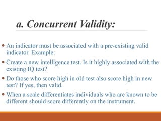 Research Methods.ppt Criterion for Good measurement. Goodness of ...