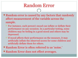 Research methods 2 operationalization & measurement | PPT