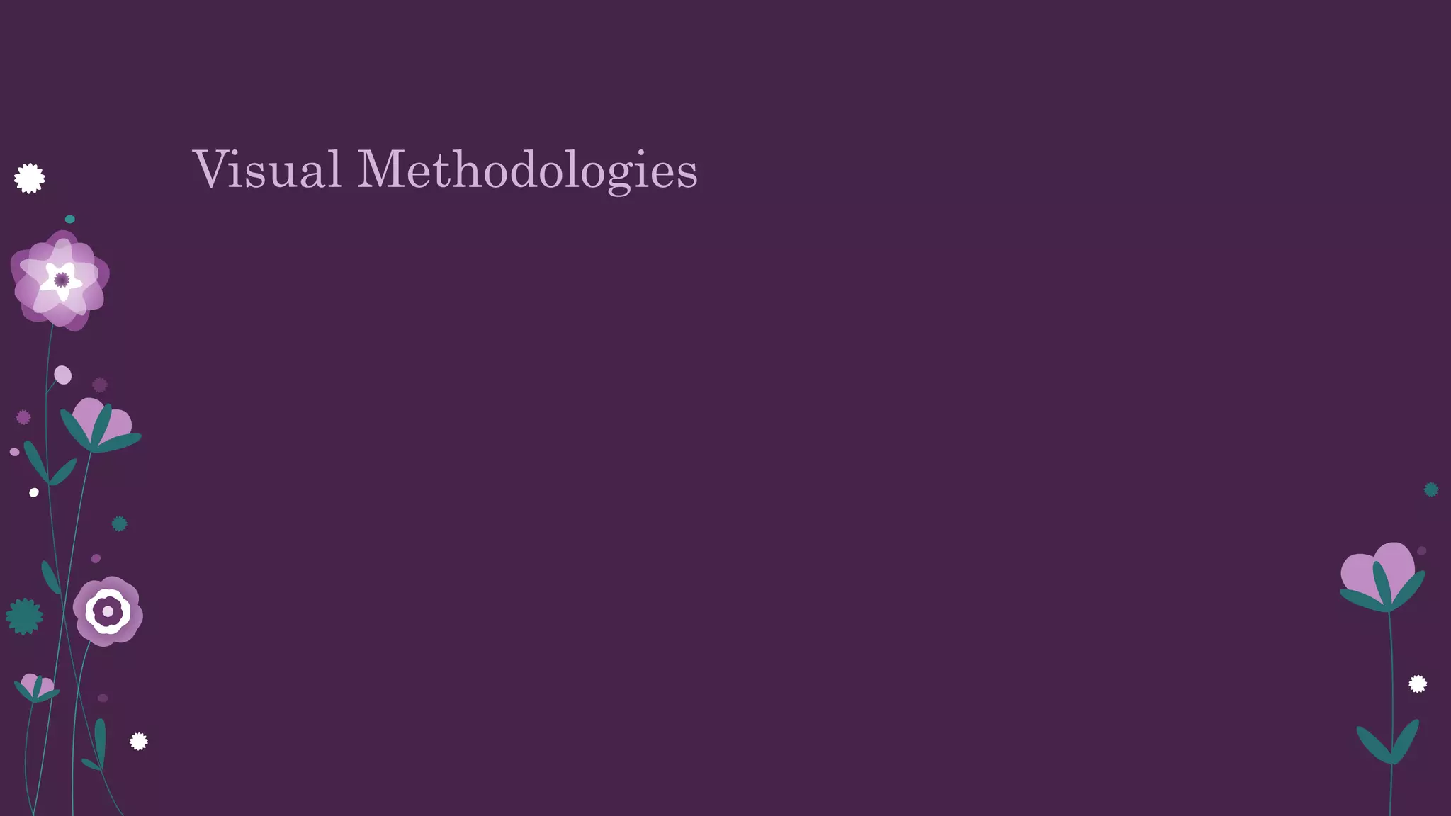 Visual Methodologies
 