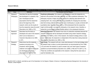 Research Methods Chapter- Masters' Dissertation | PDF