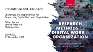 Research methods for digital work and organization | PPTX