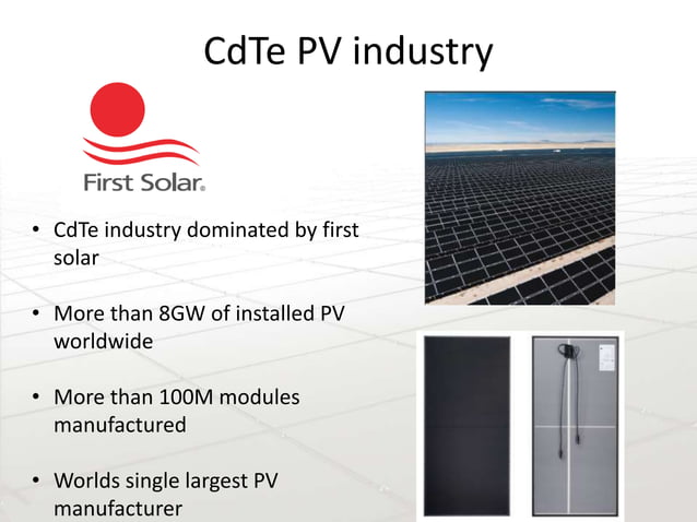 Cdte Solar Cells Pptx