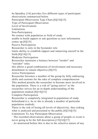 Research Methods in Anthropology Part 1 Discuss the strengths .docx