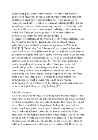 Research Methods in Anthropology Part 1 Discuss the strengths .docx