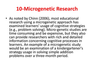 Research Methods in Education and Education Technology Prof Lili ...