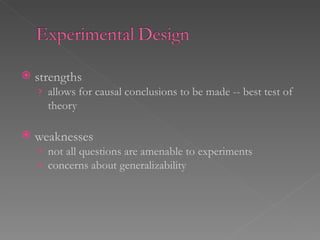 Research Methods In Social Psychology | PPT