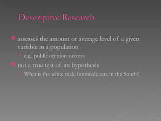 Research Methods In Social Psychology | PPT