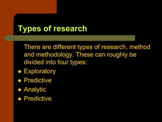 Research methods introduction | PPTX