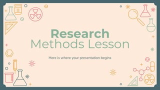 Research
Methods Lesson
Here is where your presentation begins
 