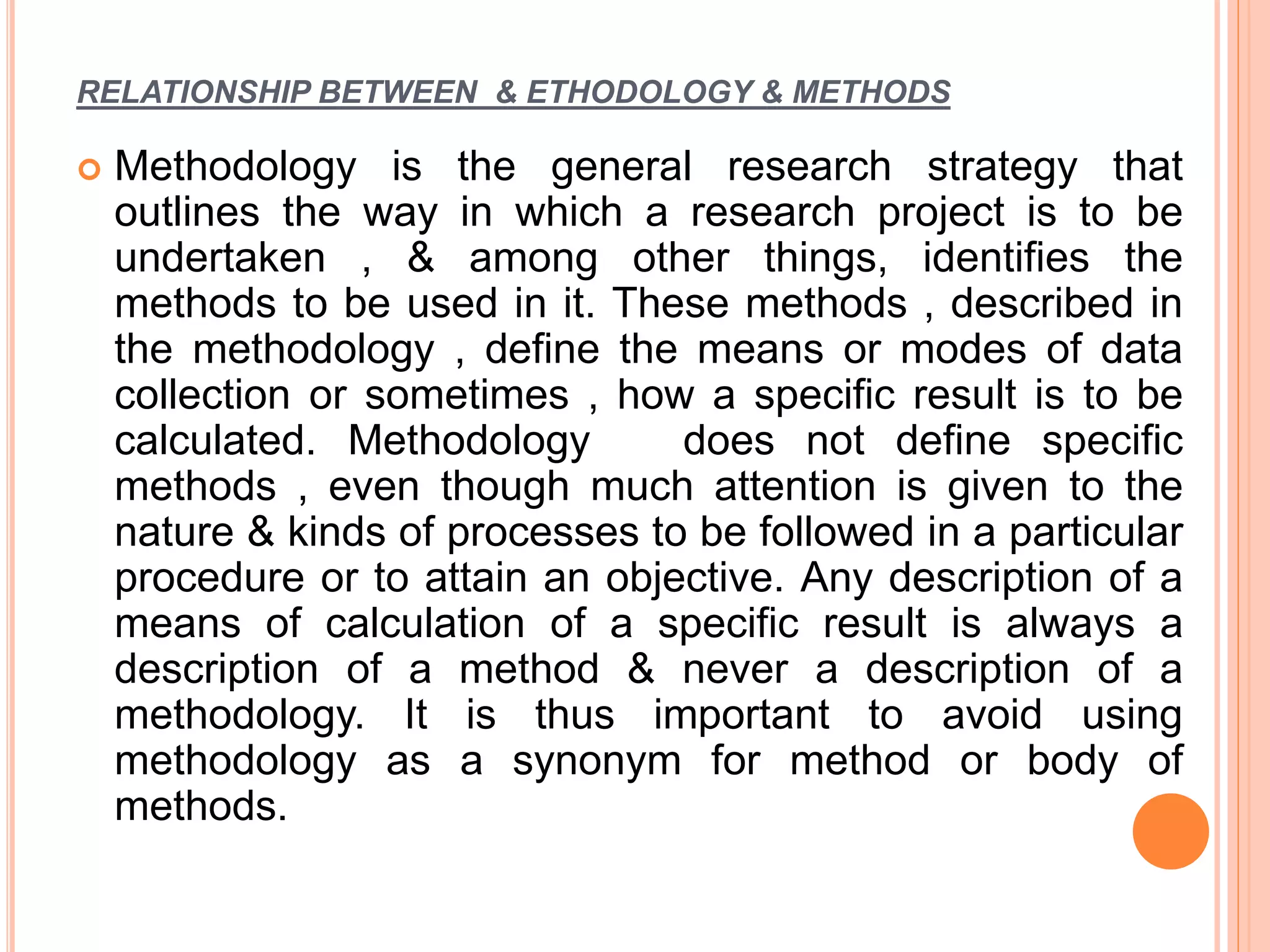 Research Methods & Methodology | PPTX