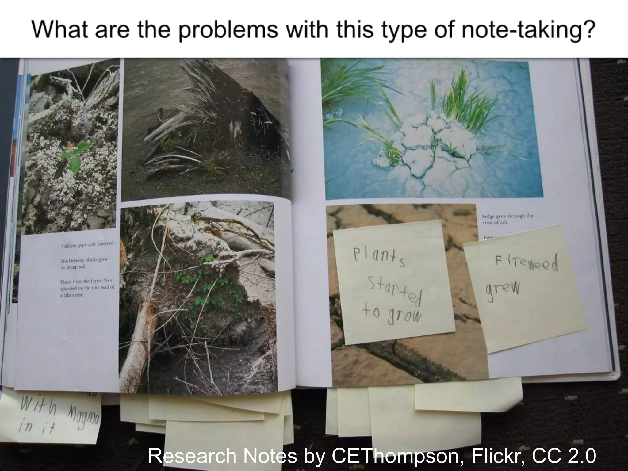 Research Notes by CEThompson, Flickr, CC 2.0

 