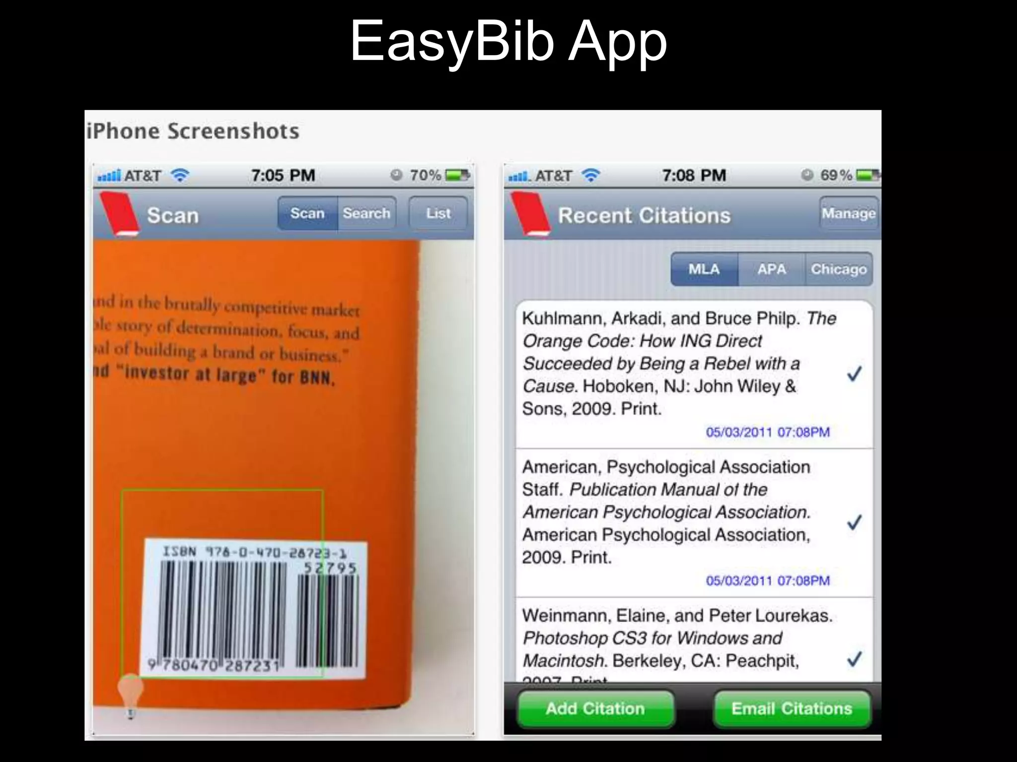 EasyBib App

 