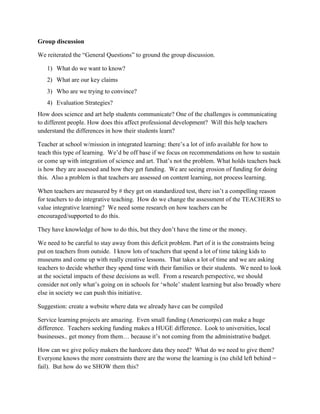 Real Discussion Notes Pdf Research notes pdf | PDF