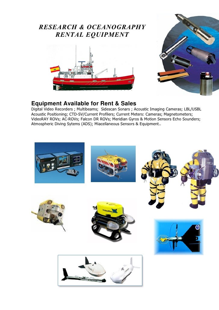 Research & Oceanographic Equipment