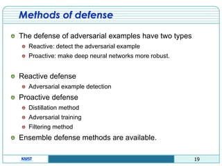 Research of adversarial example on a deep neural network | PDF
