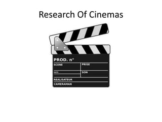 Research Of Cinemas

 