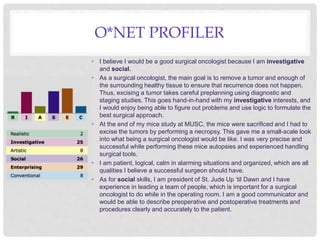 O Net Profiling Research on career ppt | PPTX