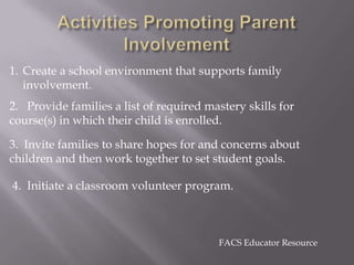      Better school attendance; 