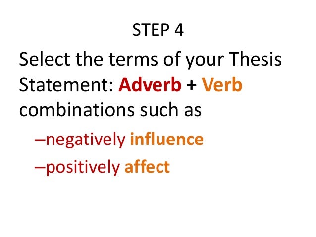 Meaning of thesis
