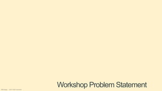 IBM Design :: ©2017 IBM Corporation
Workshop Problem Statement
 