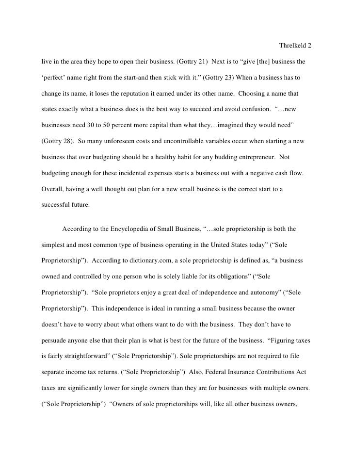 Essay on how to start a business