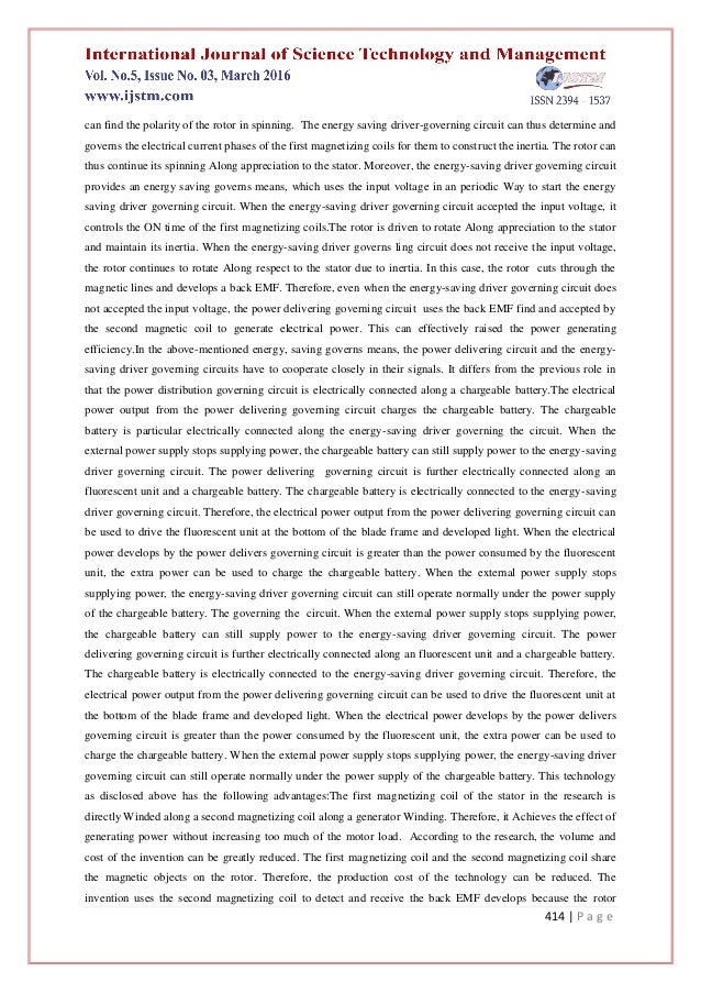 Study Of Electricity Generation By Ceiling Fan And Car Wheel Elements 4