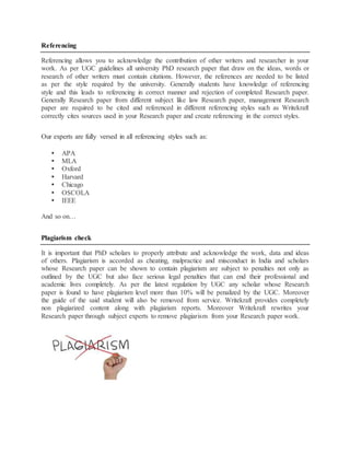 Research paper Writing and Publications Service from Writekraft [www ...