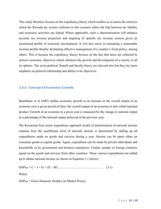 IMPACT OF TAX REVENUE ON ECONOMIC GROWTH IN RWANDA FROM 2007-2017. | PDF