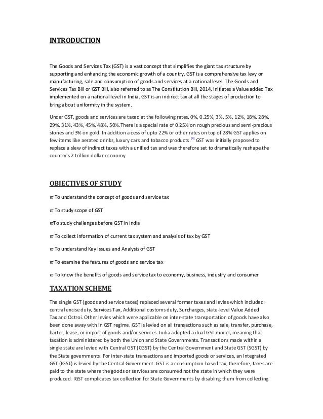 Gst research paper topics picture