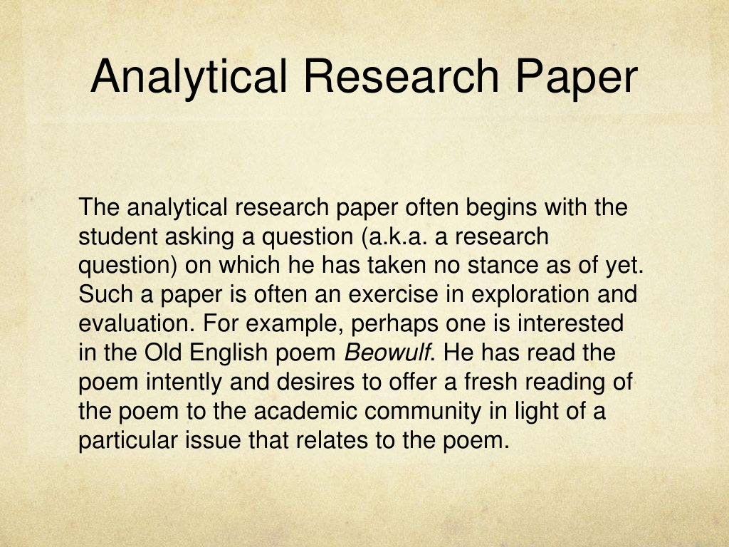 English Research Paper Topics, Questions and Ideas english 101 research paper example
