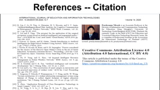 References -- Citation
 