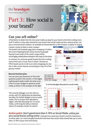 Brandgym Research Paper 6 - Social Media