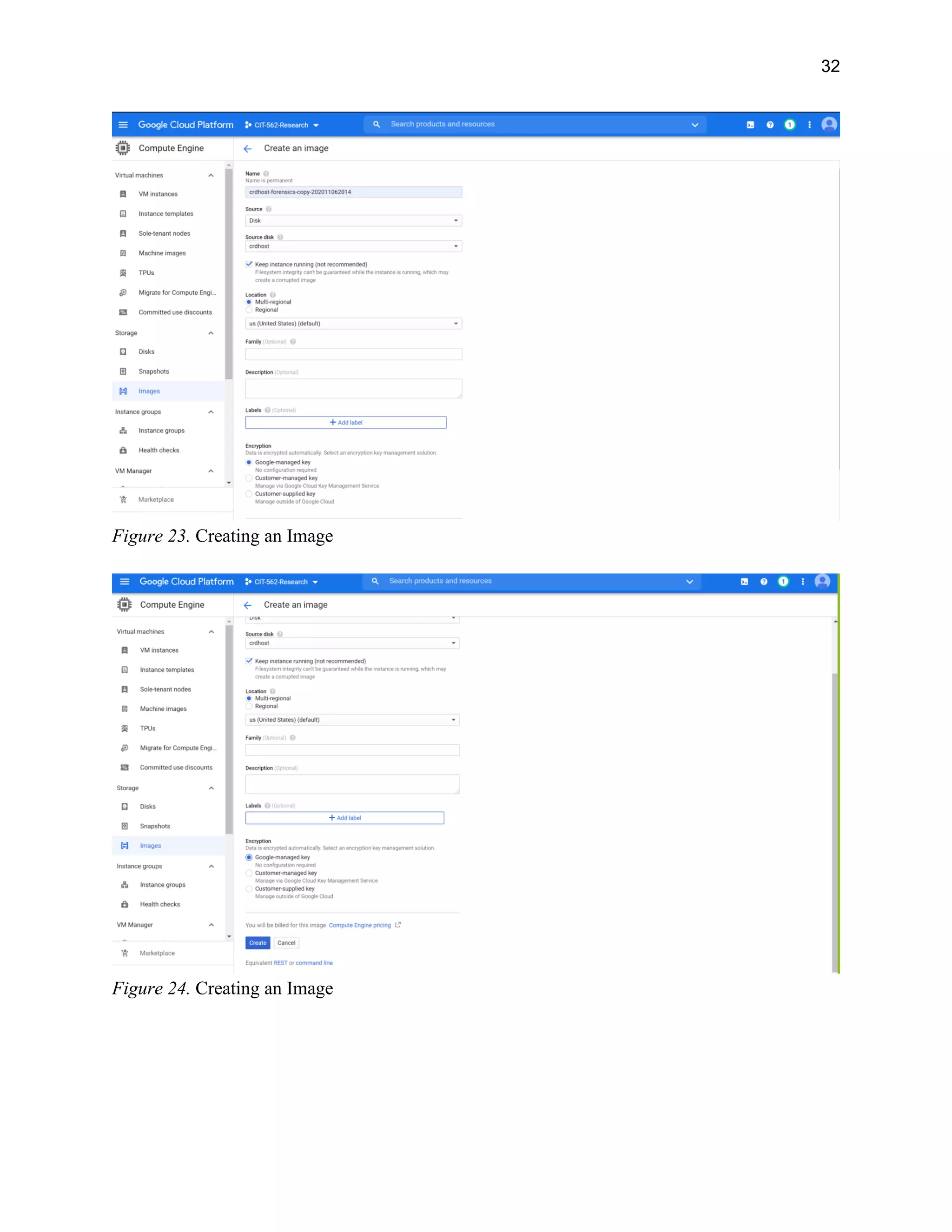 32
Figure 23. Creating an Image
Figure 24. Creating an Image
 