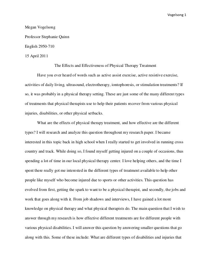 Реферат: Physical Therapist Essay Research Paper Physical Therapist